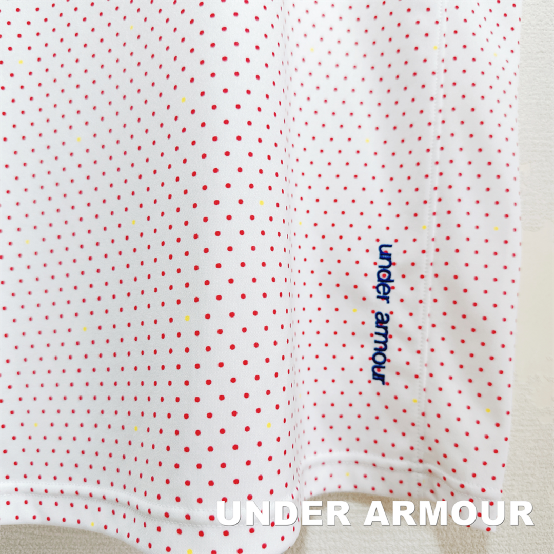 UNDER ARMOUR(アンダーアーマー)の【UNDER ARMOUR】アンダーアーマー ドット柄 ゴルフウェア ポロシャツ レディースのトップス(ポロシャツ)の商品写真