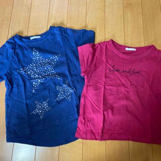 ジーユー(GU)のTシャツ2枚set⭐️110cm(Tシャツ/カットソー)