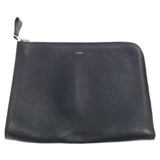 トムフォード(TOM FORD)のTOM FORD トムフォード クラッチバッグ レザー ビジネスバッグ レザー ジップアラウンド ネイビー(セカンドバッグ/クラッチバッグ)