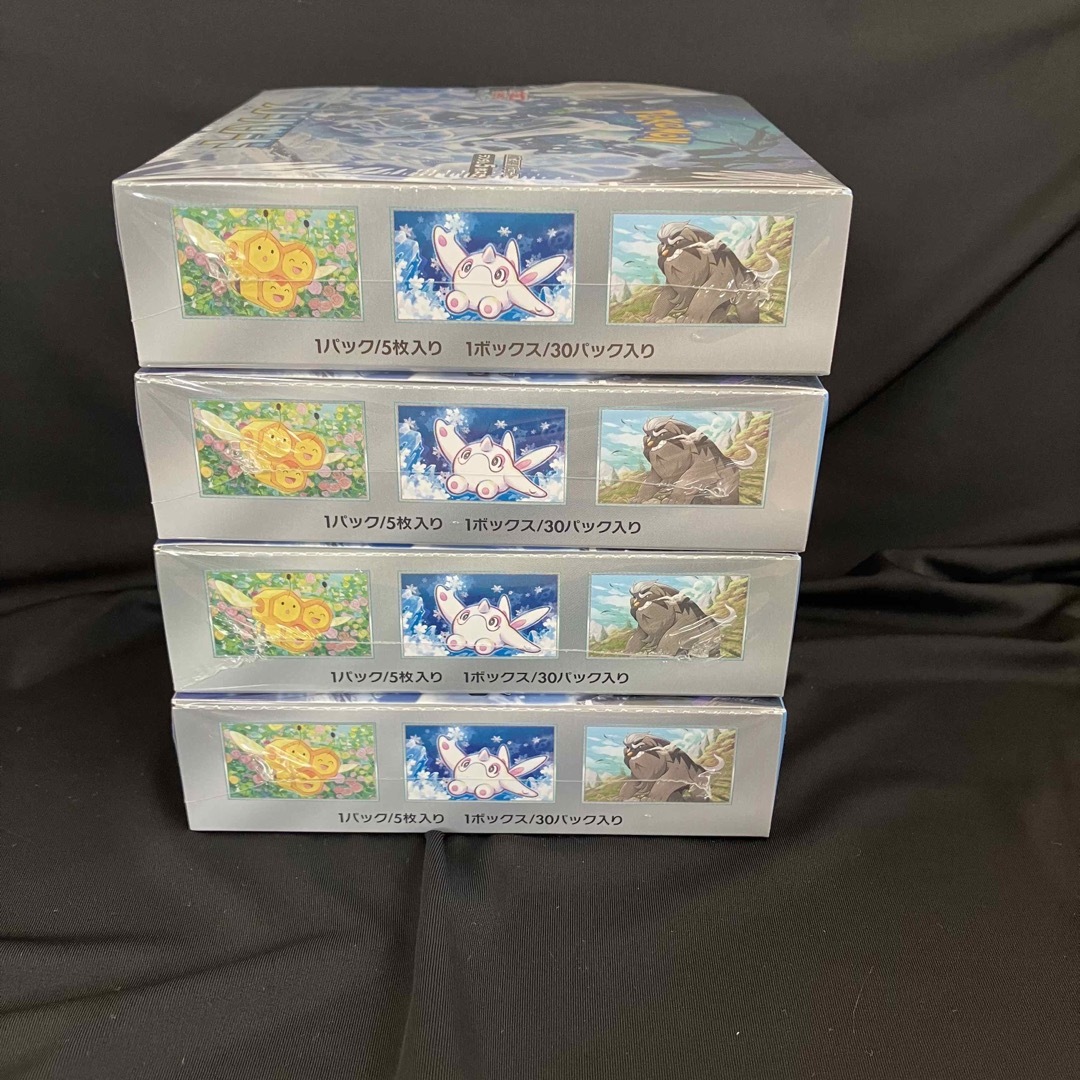 ポケモンカード　スノーハザード　BOX ボックス　シュリンク付き　4BOXまとめ 1