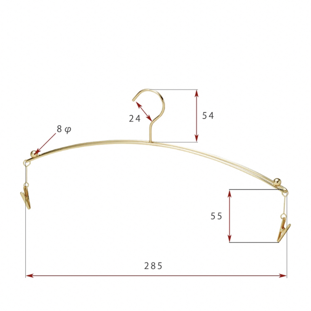 最終価格。新品、未使用。ハンガー20本。 インテリア/住まい/日用品の収納家具(押し入れ収納/ハンガー)の商品写真