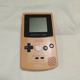 ゲームボーイ(ゲームボーイ)のゲームボーイカラー ハローキティバージョン(携帯用ゲーム機本体)