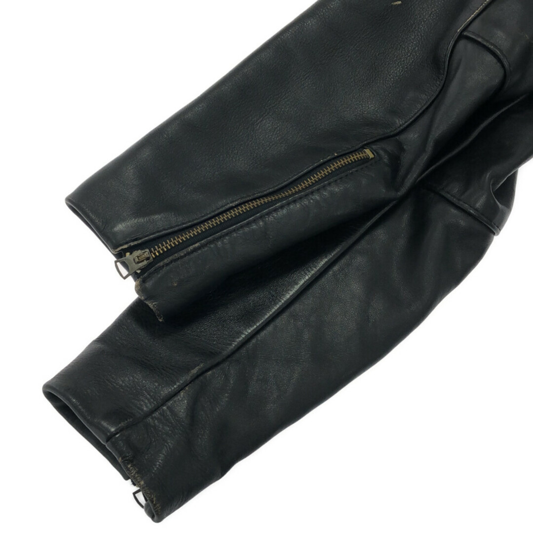 VANSON(バンソン)のVANSON バンソン ENFIELD Leather Jacket エンフィールド レザージャケット ブラック メンズのジャケット/アウター(レザージャケット)の商品写真