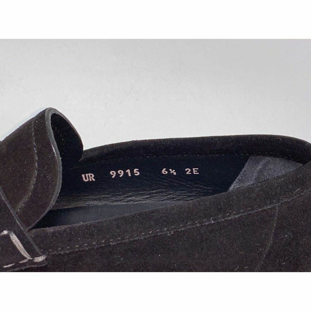 Salvatore Ferragamo(サルヴァトーレフェラガモ)のフェラガモ 6.5≒24cm程度 ローファー 黒 ブラック メンズ D2 メンズの靴/シューズ(ドレス/ビジネス)の商品写真