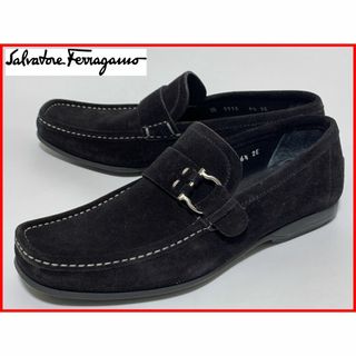 サルヴァトーレフェラガモ(Salvatore Ferragamo)のフェラガモ 6.5≒24cm程度 ローファー 黒 ブラック メンズ D2(ドレス/ビジネス)