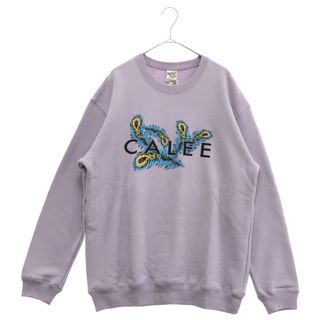 CALEE Vintage XLスウェット ボルドー色 後染め キャリー 日本製