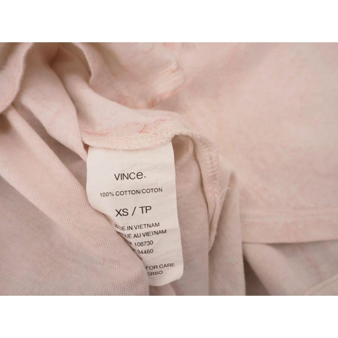 VINCE. ヴィンス タイダイ Tシャツ sizeXS/ピンク ■◆ メンズ メンズのトップス(Tシャツ/カットソー(半袖/袖なし))の商品写真
