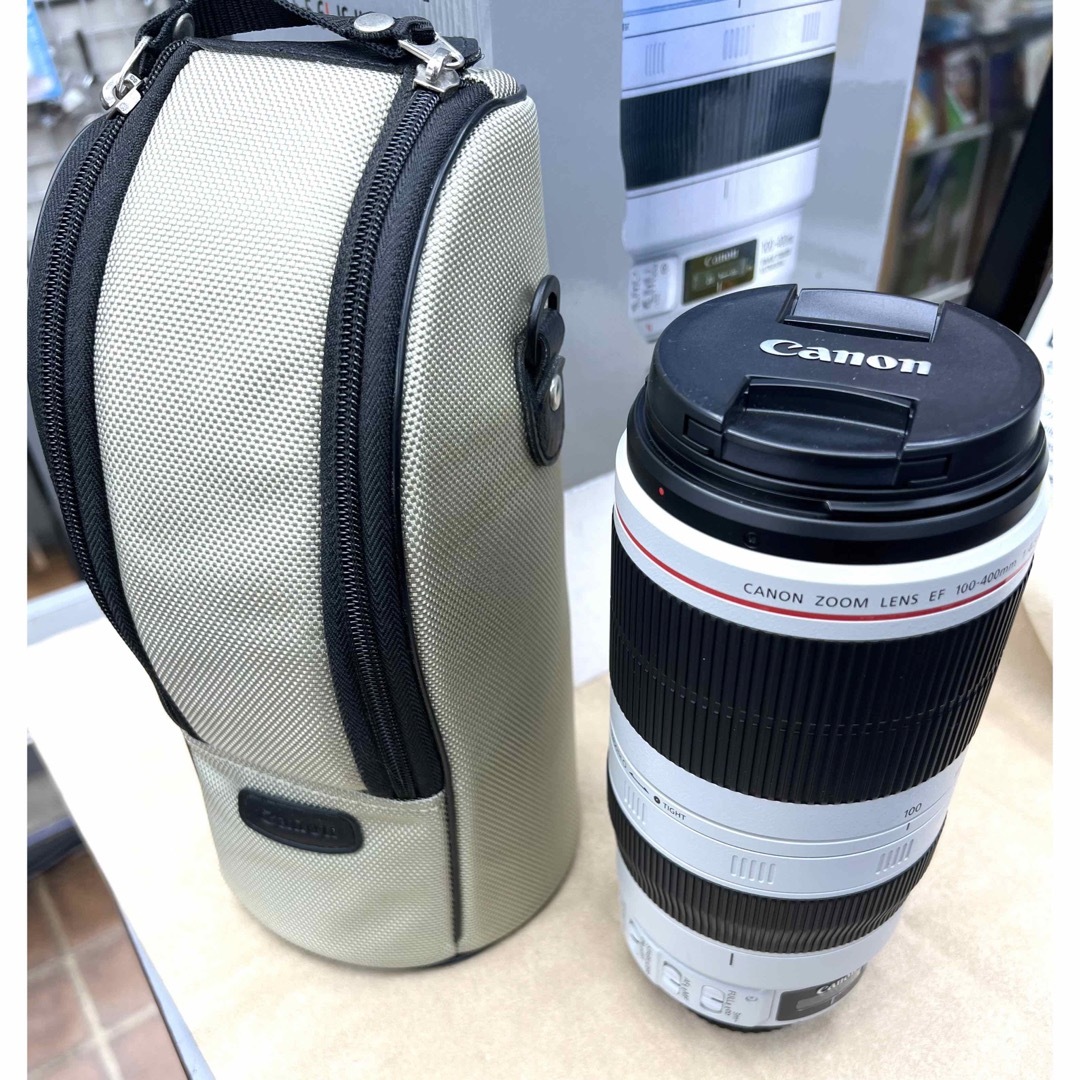 Canon(キヤノン)のm様専用　Canon EF100-400F4.5-5.6L IS 2USM新同品 スマホ/家電/カメラのカメラ(レンズ(ズーム))の商品写真