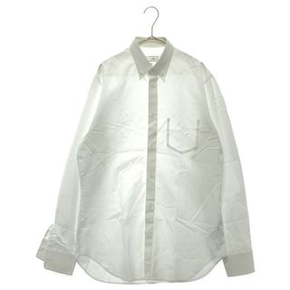 マルタンマルジェラ(Maison Martin Margiela)のMartin Margiela 14 マルタンマルジェラ 18AW CUTOUT POCKET POPLIN SHIRT カットアウト ポケット プレーンシャツ ホワイト S50DL0356(シャツ)