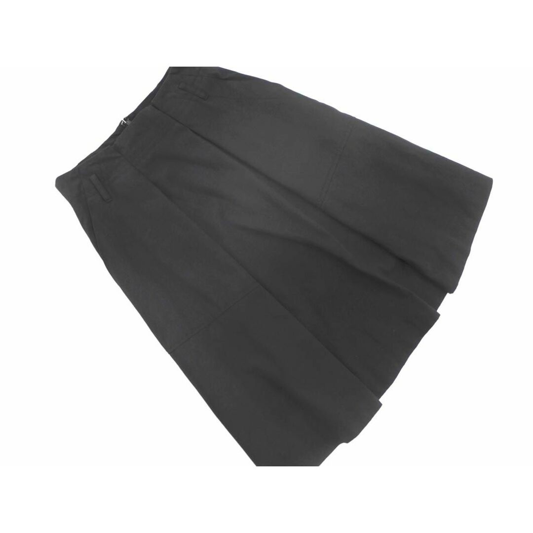 TOMORROWLAND(トゥモローランド)のBALLSEY ボールジー トゥモローランド フレア スカート size36/黒 ■■ レディース レディースのスカート(ひざ丈スカート)の商品写真