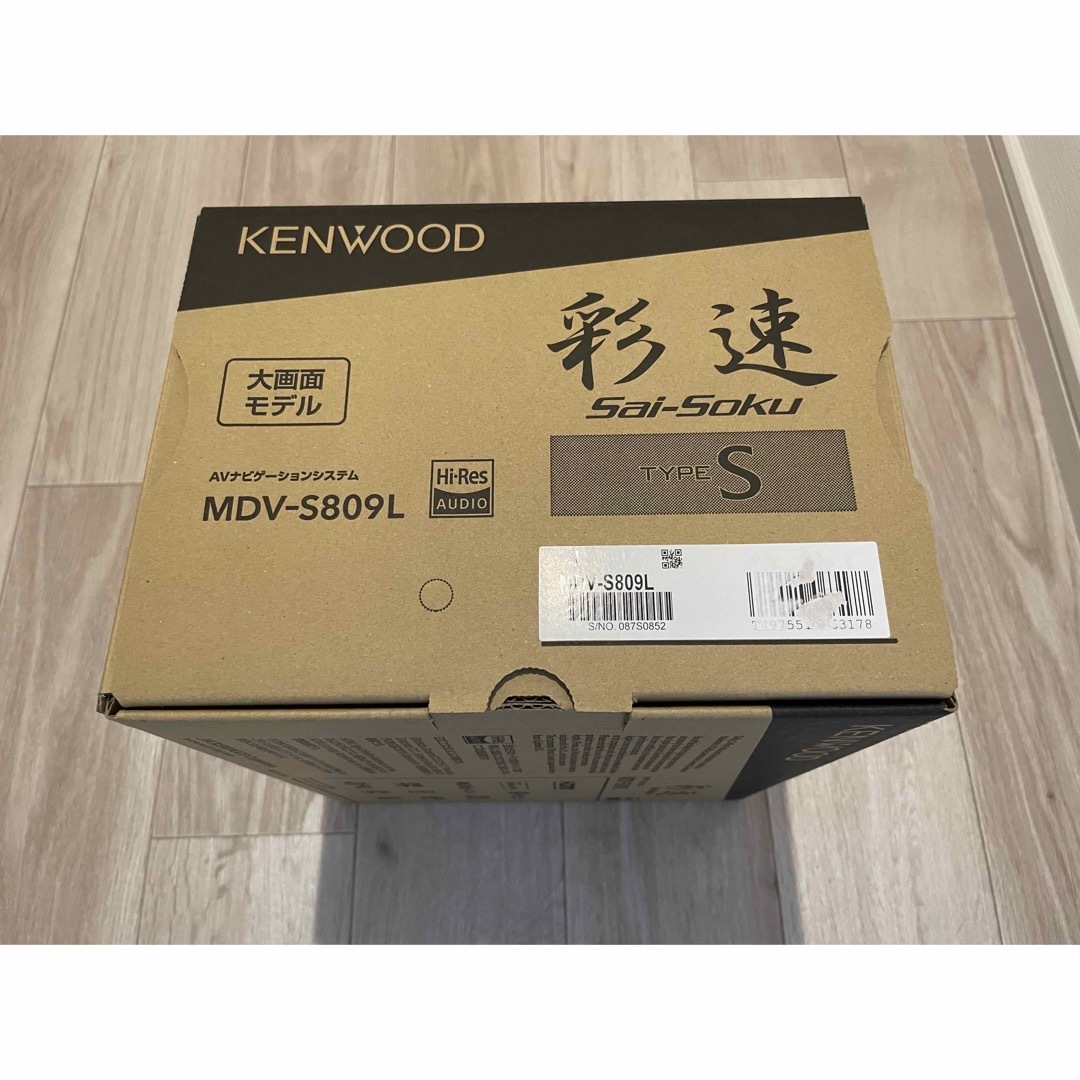 KENWOOD - 【新品 未使用】KENWOOD 8インチナビ MDV-S809Lの通販 by