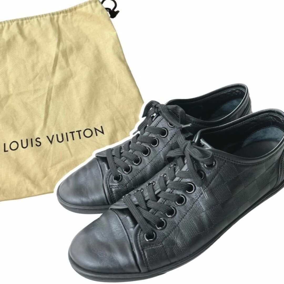 LOUIS VUITTON ルイヴィトン ダミエ スニーカー 保存袋付き | フリマアプリ ラクマ