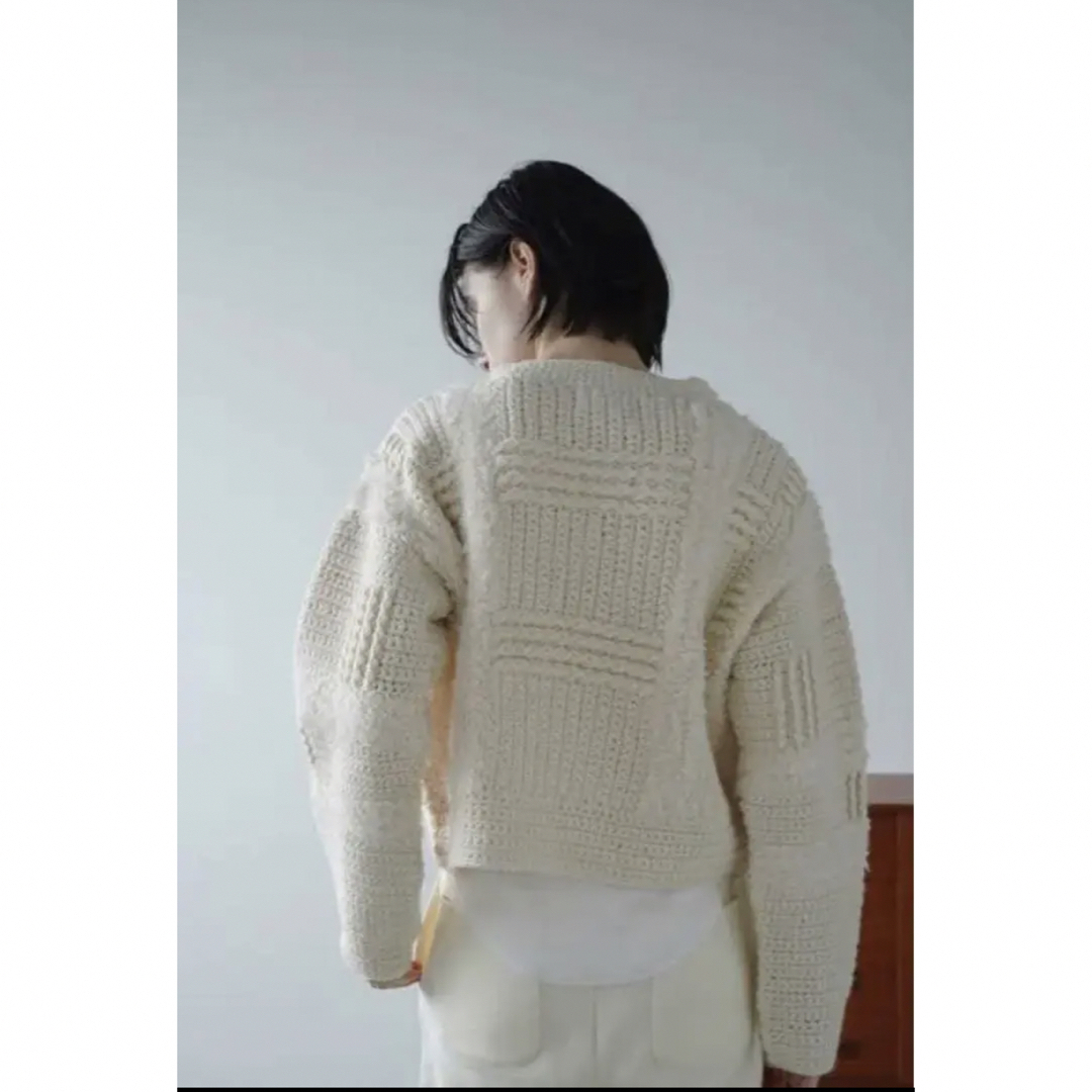 クラネ正規品！新品紙タグ付★ハンドニットWIDE CHECK HAND KNIT