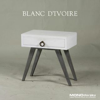 BLANC D'IVOIRE コンソールチェスト フレンチシャビー(コーヒーテーブル/サイドテーブル)