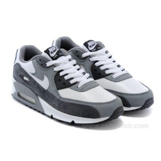 ナイキ(NIKE)のNIKE AIRMAX 90 グレー 24.0cm(スニーカー)