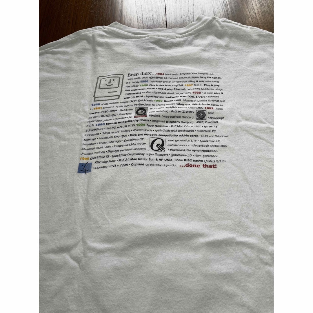 Apple(アップル)の貴重！90's vintage Apple Tシャツ　Mac Google メンズのトップス(Tシャツ/カットソー(半袖/袖なし))の商品写真