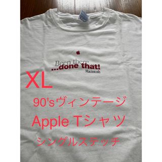 アップル(Apple)の貴重！90's vintage Apple Tシャツ　Mac Google(Tシャツ/カットソー(半袖/袖なし))