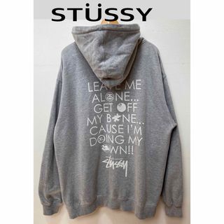 ステューシー(STUSSY)のSTUSSYパーカー　USA製　エイトボール　サーフマン　ショーンフォント　XL(パーカー)