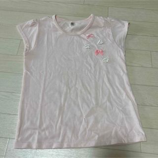 ピンク　Ｔシャツ　半袖　夏　女の子　可愛い(Tシャツ/カットソー)