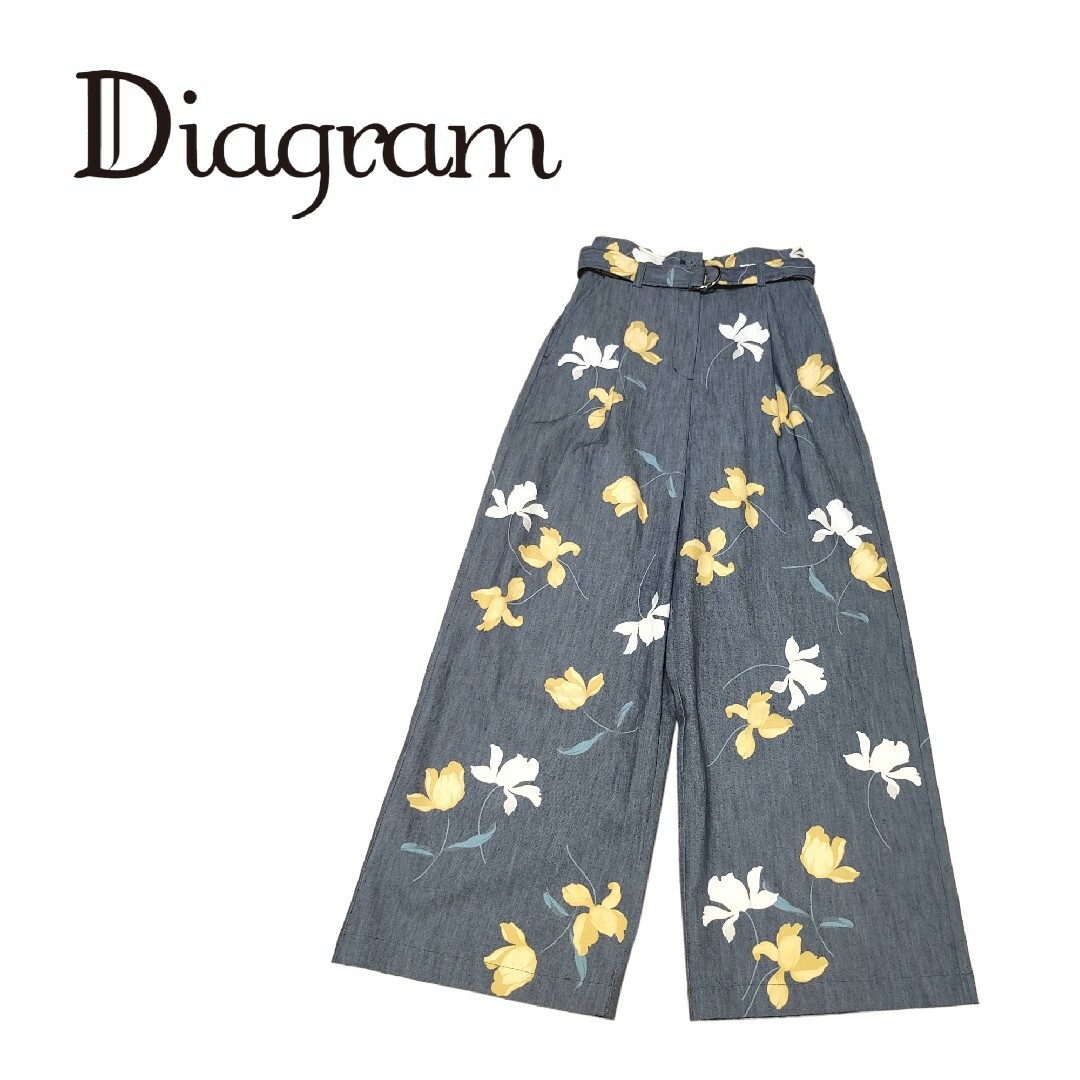 Diagram ダイアグラム デニムプリントパンツ 毎日出荷送料無料
