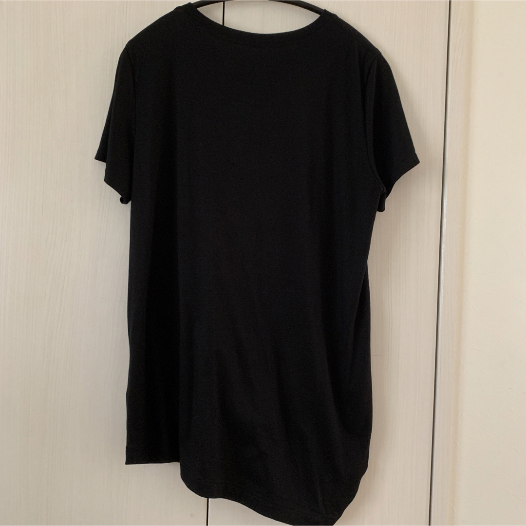 mastic 半袖　カットソー　黒 レディースのトップス(Tシャツ(半袖/袖なし))の商品写真