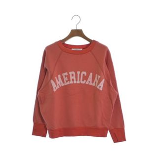 アメリカーナ(AMERICANA)のAmericana アメリカーナ スウェット F オレンジ 【古着】【中古】(トレーナー/スウェット)