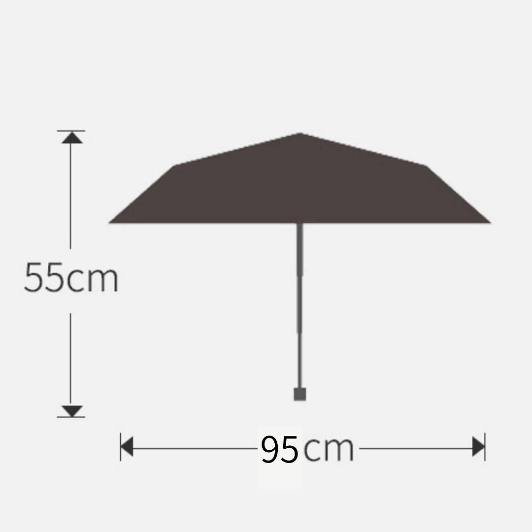 折りたたみ傘 晴雨兼用 UVカット 完全遮光 紫外線 日傘 雨傘 オフホワイト レディースのファッション小物(傘)の商品写真