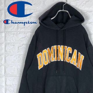 チャンピオン(Champion)のチャンピオン ホンジュラス製 カレッジパーカー プルオーバー 刺繡ロゴ ゆるだぼ(パーカー)