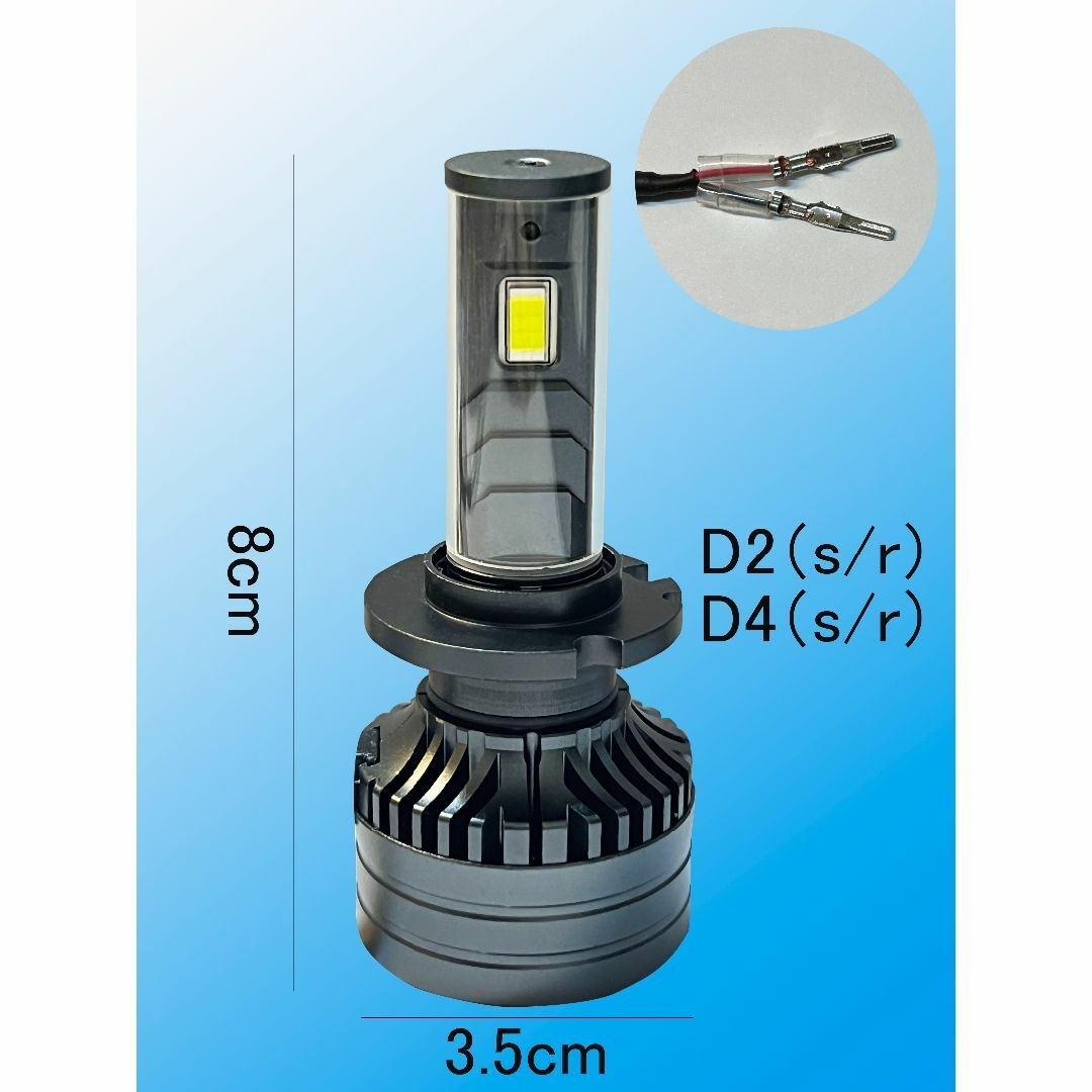 LEDヘッドライト H1 H3 H4 H7 H8 H9 H11 H16 HB3 自動車/バイクの自動車(汎用パーツ)の商品写真