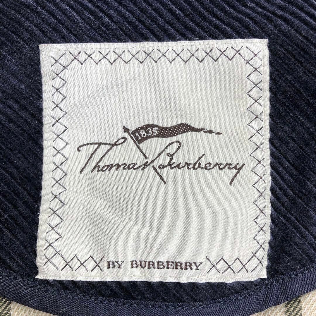 BURBERRY(バーバリー)のバーバリー  刺繍胸ロゴ スイングトップ 春ジャケット モロッコ製 ブルゾン 紺 メンズのジャケット/アウター(ブルゾン)の商品写真