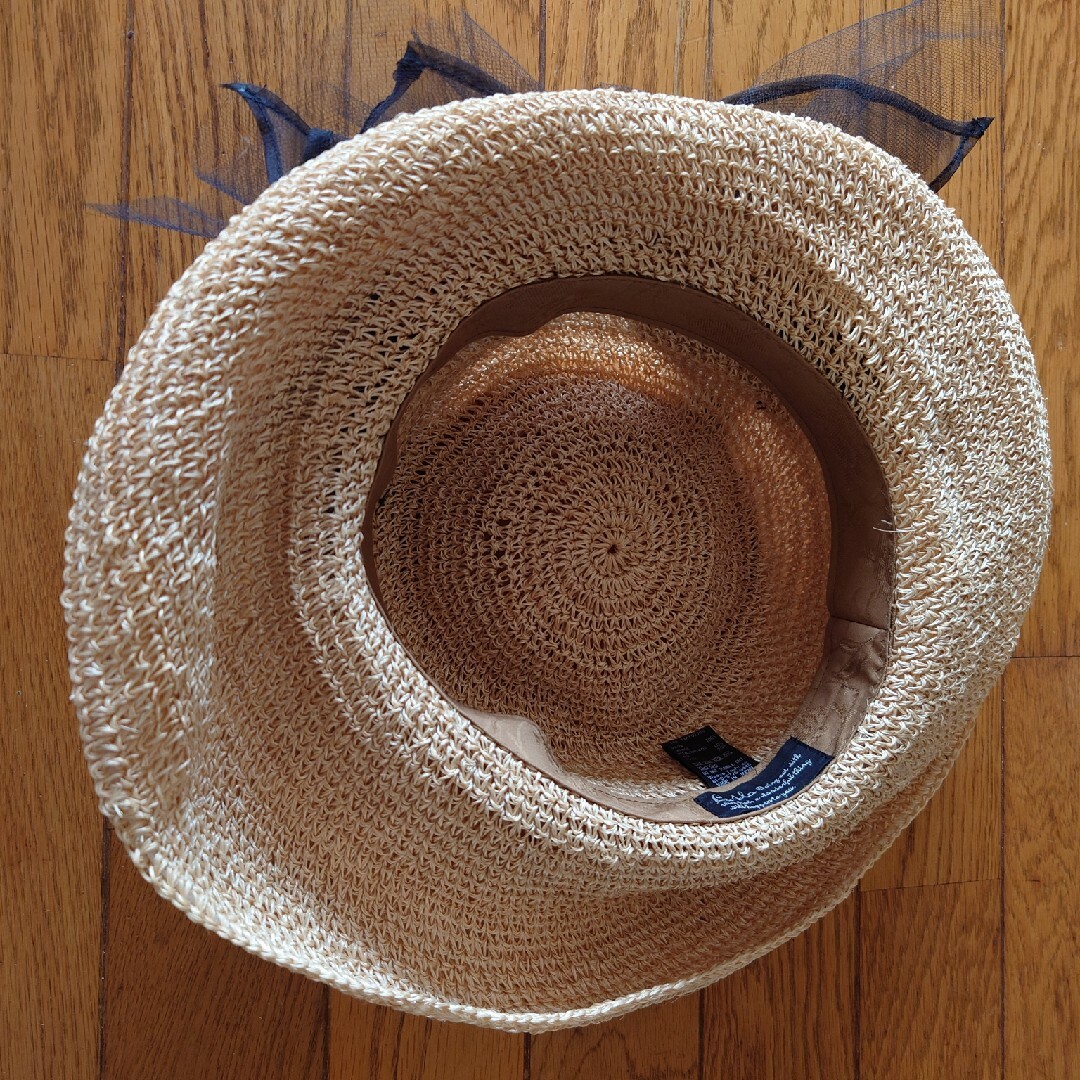 CA4LA(カシラ)の【美品】CA4LAカシラ　チュールストローハット レディースの帽子(ハット)の商品写真