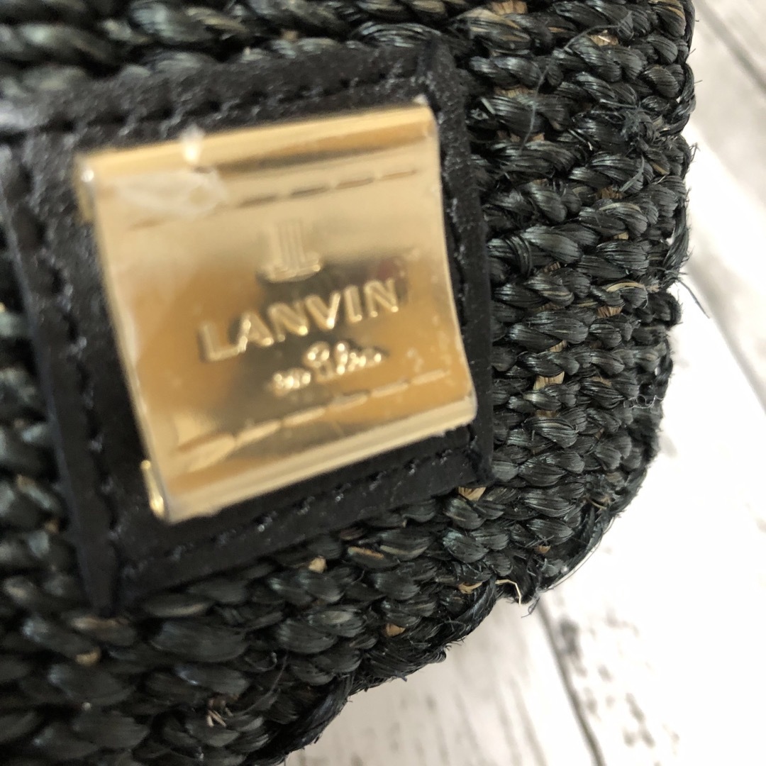 LANVIN en Bleu(ランバンオンブルー)の【週末お値下げ】LANVIN en BLEU かごバック レディースのバッグ(ハンドバッグ)の商品写真