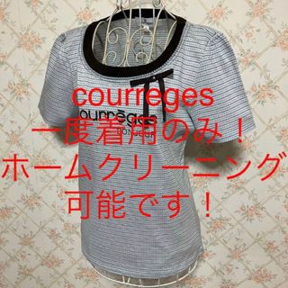 クレージュ(Courreges)の★courreges/クレージュ★半袖ボーダーカットソー38(M.9号)(カットソー(半袖/袖なし))