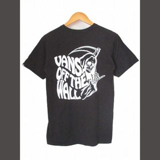 ヴァンズ(VANS)のバンズ VANS プリントTシャツ バックプリント 半袖 ブラック S(Tシャツ/カットソー(半袖/袖なし))