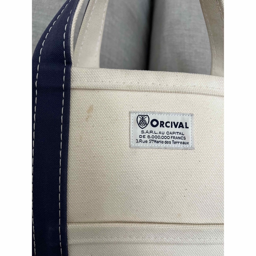 ORCIVAL(オーシバル)のオーシバル　帆布トートバッグ　ネイビー レディースのバッグ(トートバッグ)の商品写真