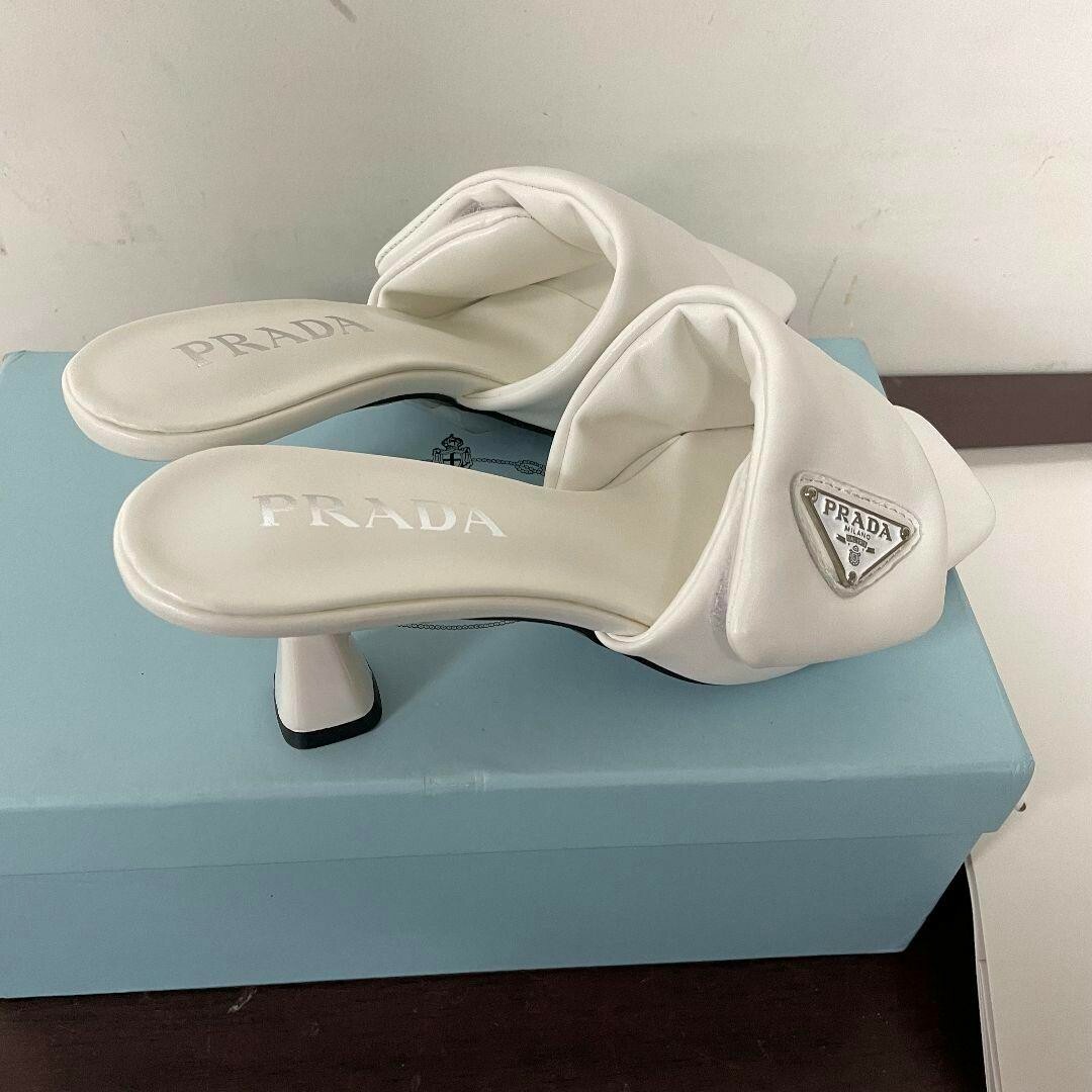 PRADA - 人気↑PRADAサンダル ハイヒールパンプス レディース 美品