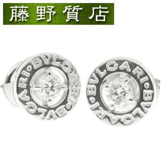 ブルガリ(BVLGARI)の（新品仕上げ済）ブルガリ BVLGARI ブルガリブルガリ ダイヤ ピアス K18 WG × ダイヤ イヤリング 8824(ピアス)