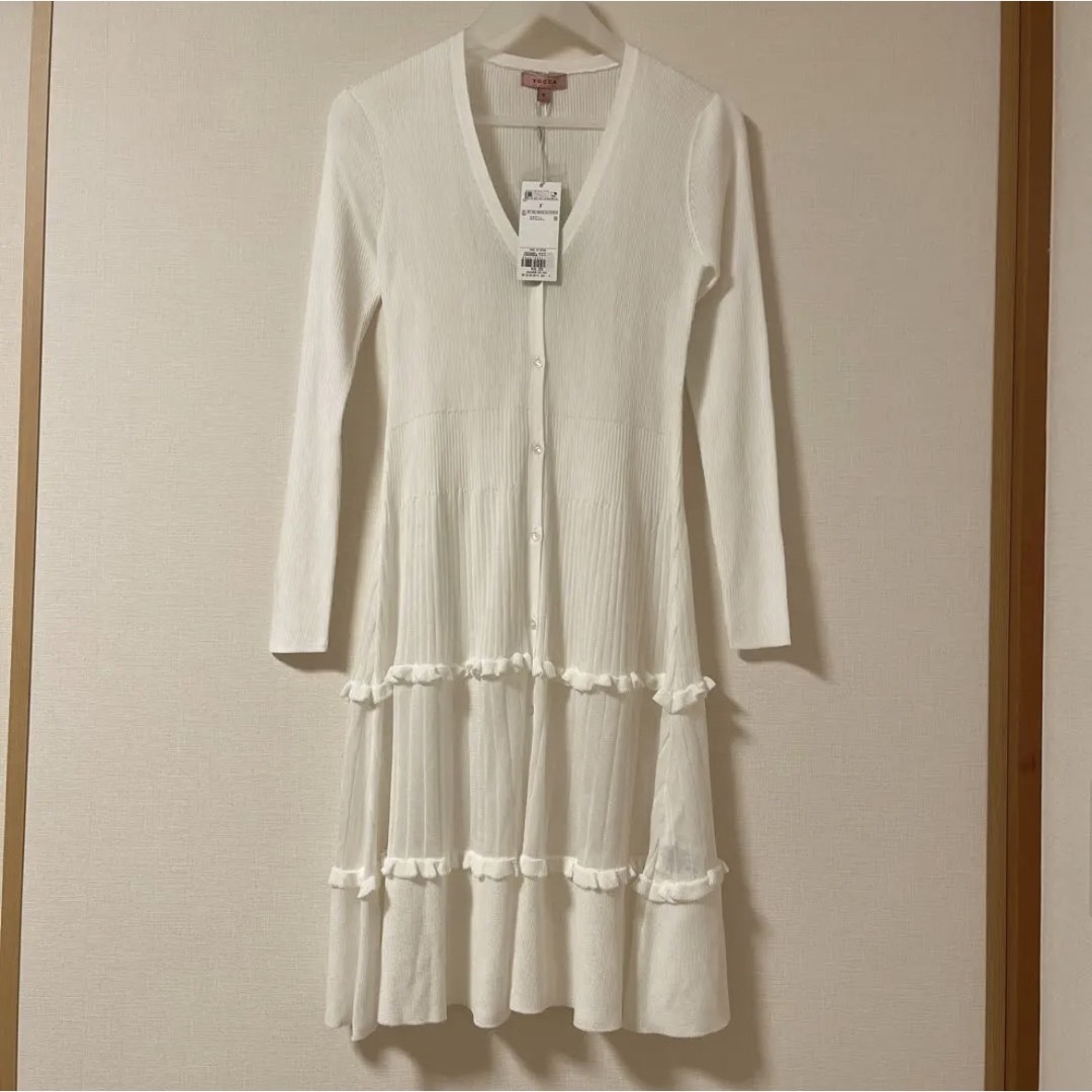 トッカ【洗える！】AJISAI LONG CARDIGAN ロングカーディガンレディース