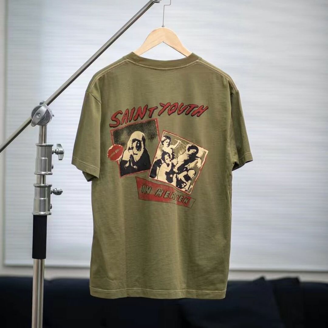 saint michael セントマイケル Tシャツ | escolalf.com.br