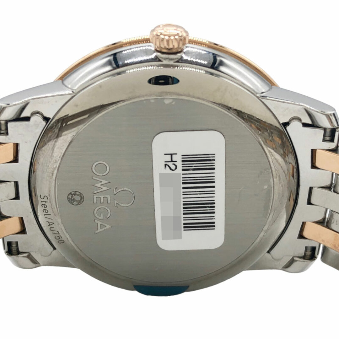 オメガ OMEGA デ・ヴィル プレステージ コーアクシャル 424.25.37.20.52.001 ホワイト K18イエローゴールド／ステンレススチール 自動巻き メンズ 腕時計
