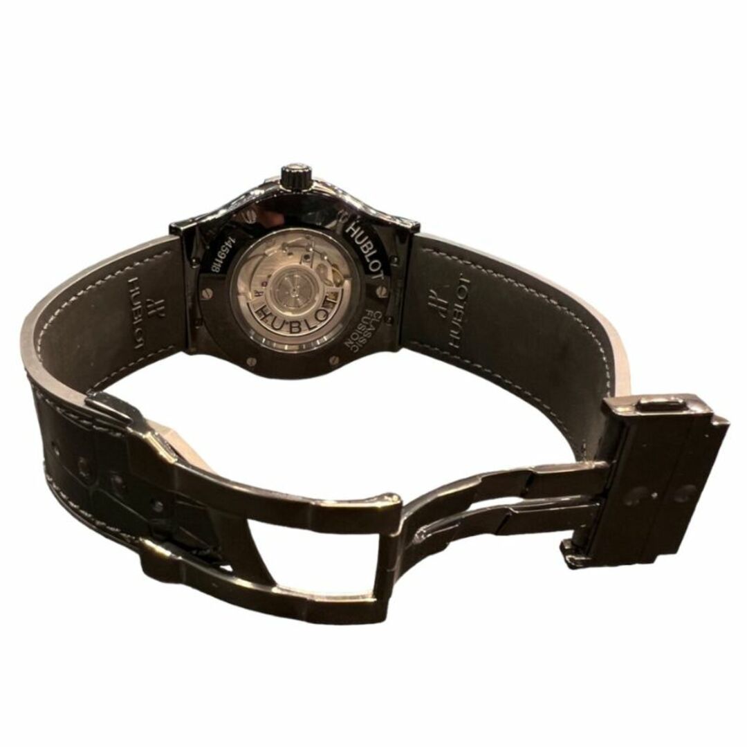 ウブロ HUBLOT クラシック・フュージョン ブラックマジック 511.CM.1171.LR チタン／セラミック 自動巻き メンズ 腕時計