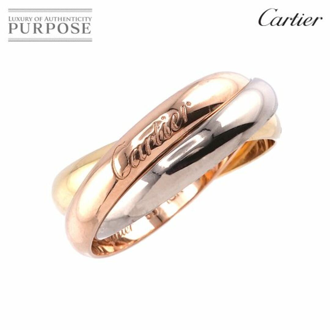 Cartier - カルティエ Cartier トリニティ MM #55 リング K18 YG WG PG ...