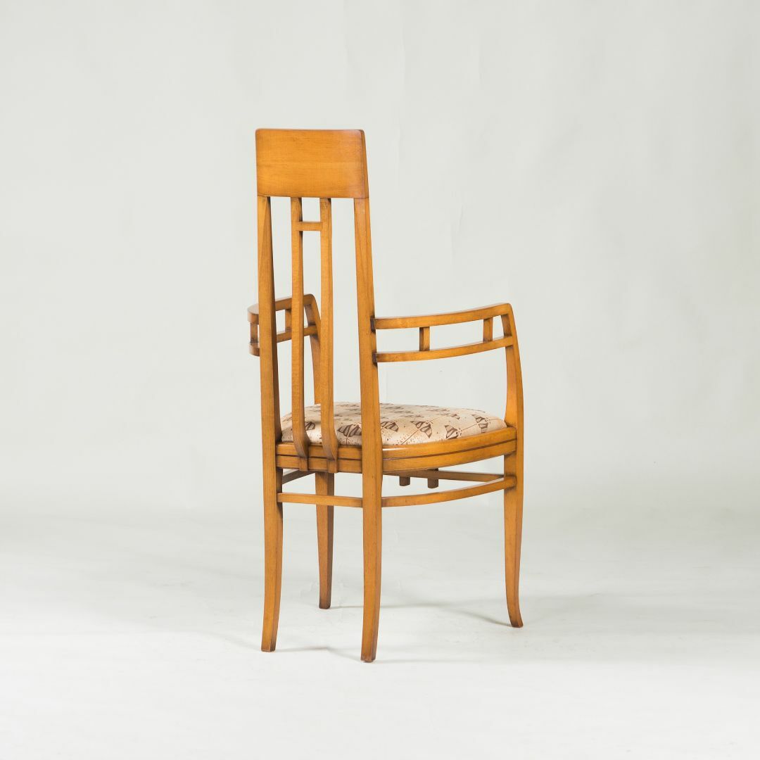 イタリア製 Medea/メデア アームチェア アールヌーヴォー様式 インテリア/住まい/日用品の椅子/チェア(ダイニングチェア)の商品写真