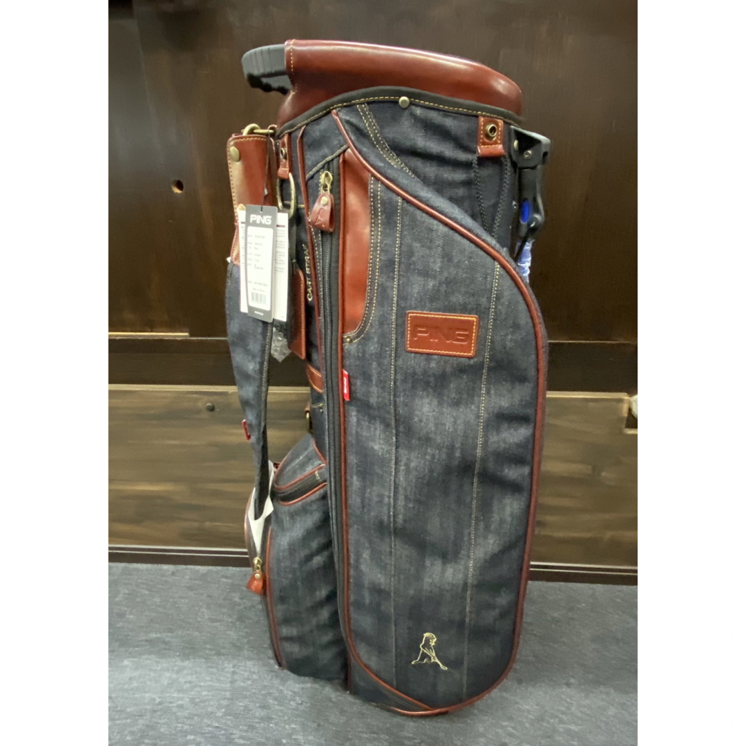 Aランク 新品未使用 PING CADDIE BAG DENIM NAVY | www
