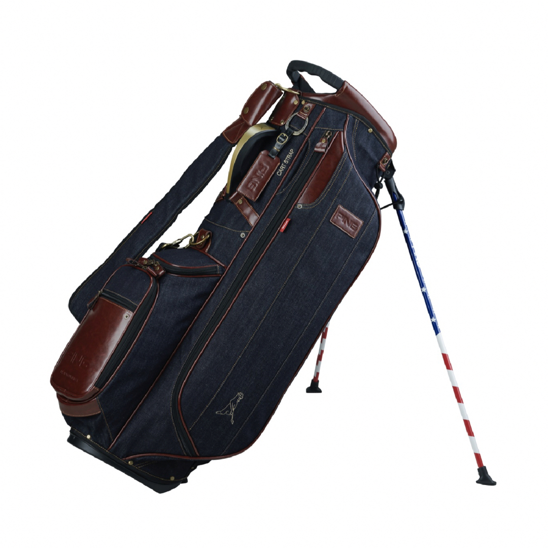 Aランク 新品未使用 PING CADDIE BAG DENIM NAVY | www
