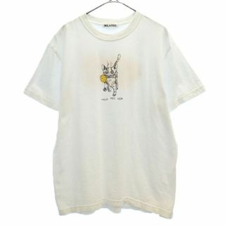 ミルクフェド(MILKFED.)のミルクフェド プリント 半袖 Tシャツ ONE ホワイト MILKFED. レディース 【中古】  【230626】(Tシャツ(半袖/袖なし))