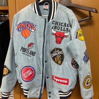 シュプリーム(Supreme)のシュプリーム　ナイキ　NBA(Gジャン/デニムジャケット)