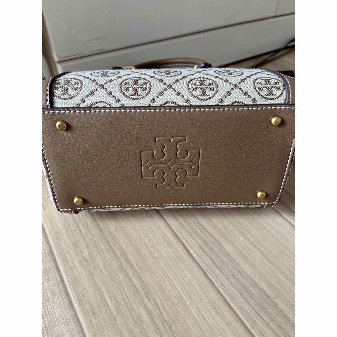 Tory Burch - トリーバーチ Tモノグラム ジャガードミニバレルバッグの
