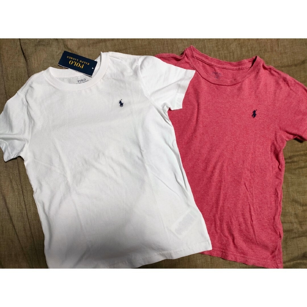 Ralph Lauren(ラルフローレン)のラルフローレン　Tシャツ赤120cm キッズ/ベビー/マタニティのキッズ服男の子用(90cm~)(Tシャツ/カットソー)の商品写真