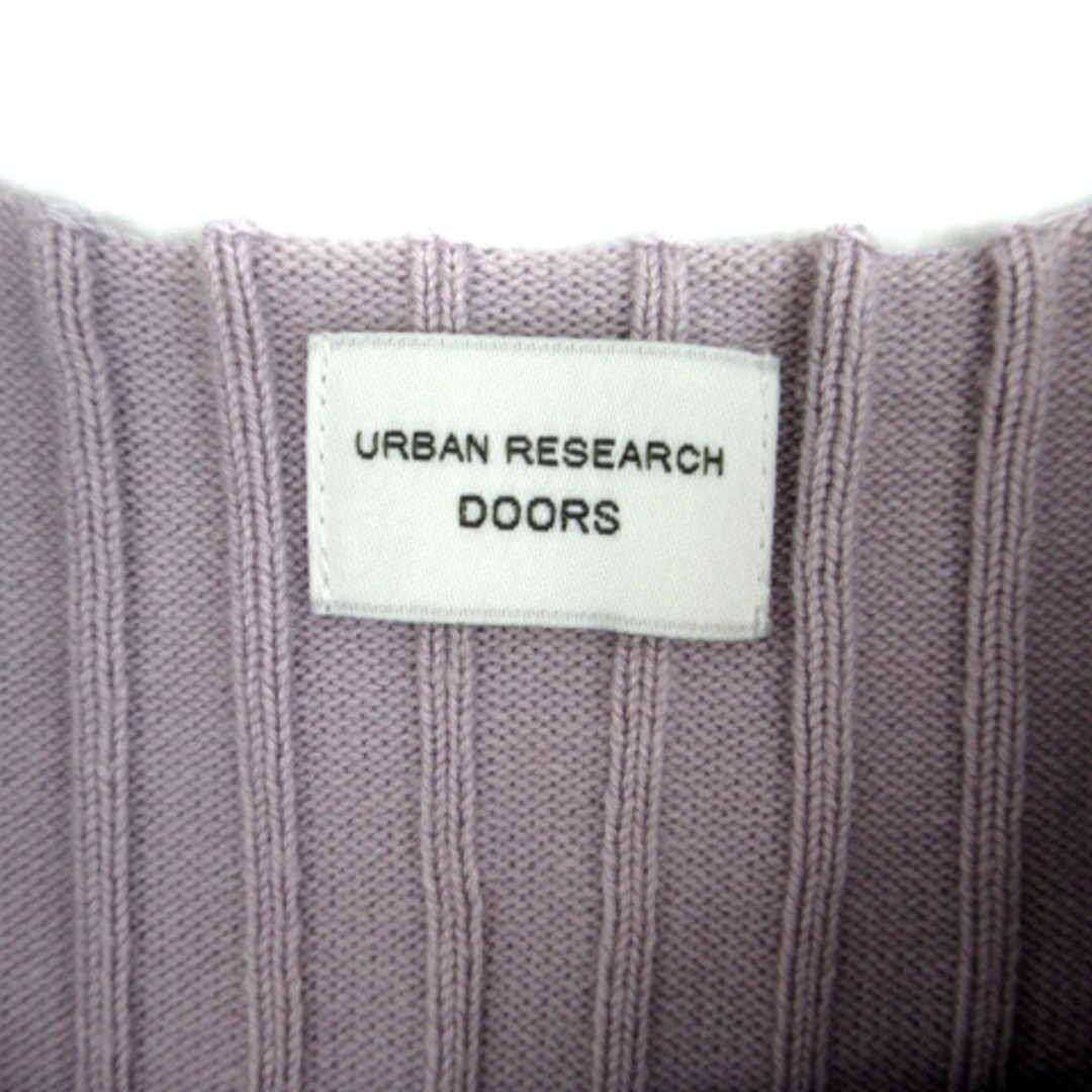 URBAN RESEARCH DOORS(アーバンリサーチドアーズ)のアーバンリサーチ ドアーズ ニット カットソー リブ ONE ダスティパープル レディースのトップス(ニット/セーター)の商品写真